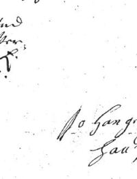 Unterschrift 1737