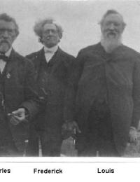 Foto 1913, drei Brüder