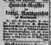 1882 Dortmund. Anzeiger