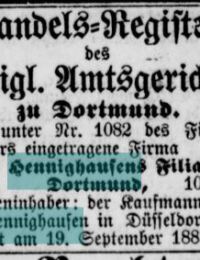 1882 Dortmunder Zeit.