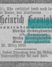 1889 Kölnische Zeitung