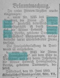 1889 Kölnische Zeitung